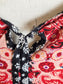 Black Print Boho Dress XXL