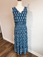 Blue Print Maxi Dress MP