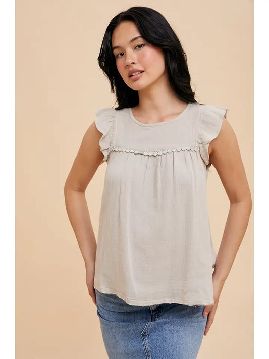 NEW Gray Cotton Tank