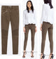 Green Skinny Moto Pants 4