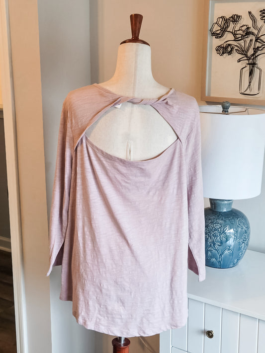 NWT Cotton Orchid Open Back Top XL