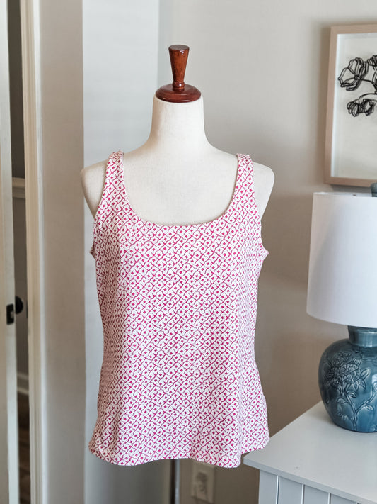 Pink Print Tank XL