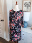 Black Floral Dress M